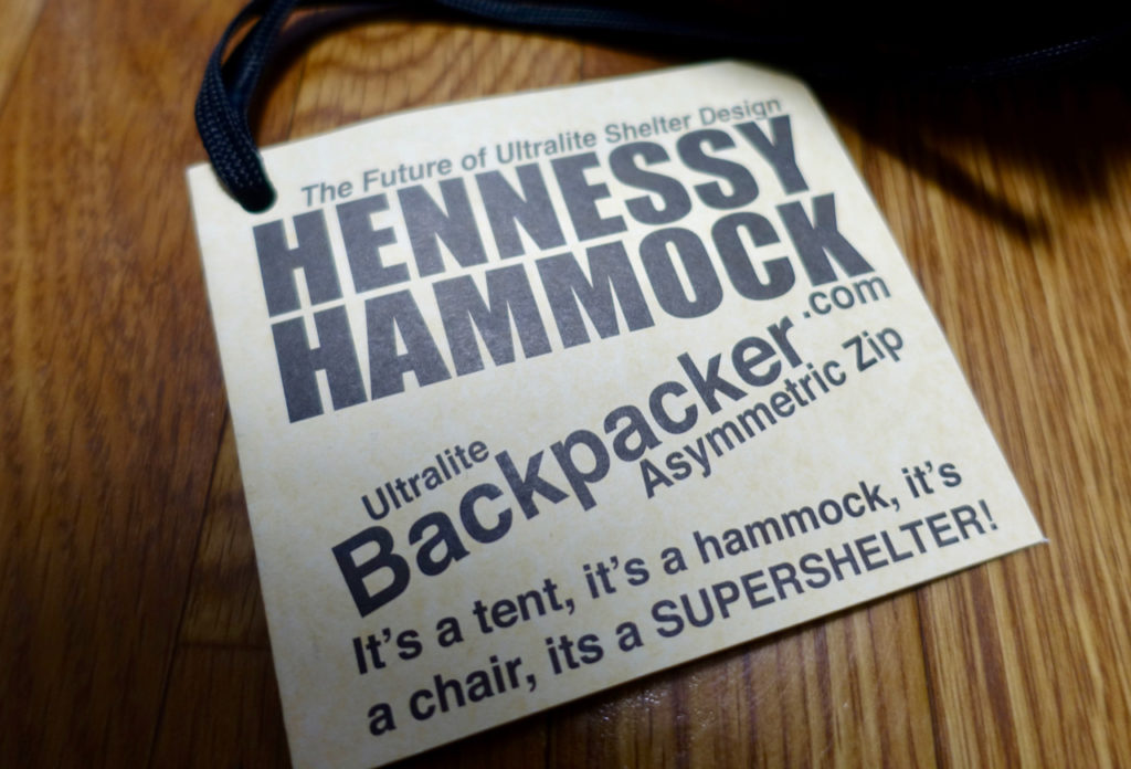 輸入レビュー】ヘネシーハンモック ウルトラライトバックパッカー 【Hennessy-Hammock Ultralite-Backpacker】 |  焚き火と自転車